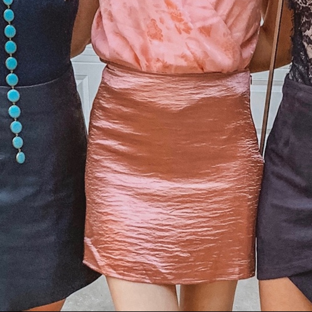 Express pink skirt